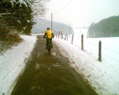 Winterradeln in Beckum