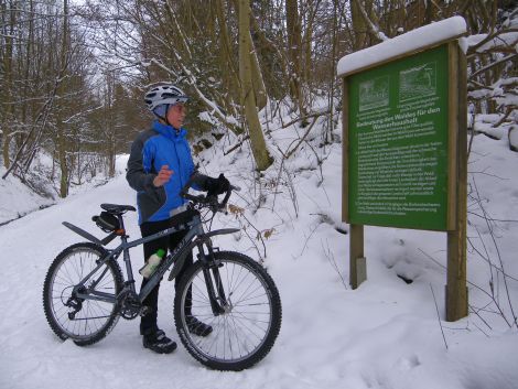 Winterradeln im Sauerland